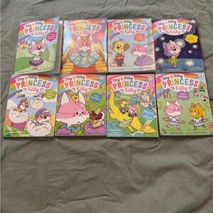 Itty Bitty Princess Kitty books, 1-8